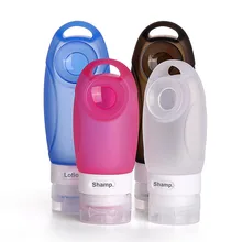 1 шт. портативная практичная Бутылка для путешествий, бутылка для давления, пустой силиконовый шампунь, кондиционер, шампунь, контейнер с присоской
