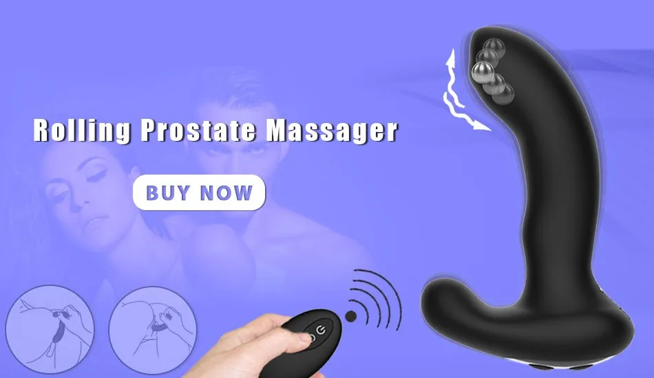 10 Speed Anal Beads Vibrator Butt Plug Clitoris Stimulator Female Masturbation Male Prostate Massager