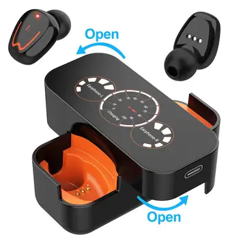 

Wireless Bluetooth Earphone Waterproof Touch Control Earbuds with Charging Box Wireless Earphones