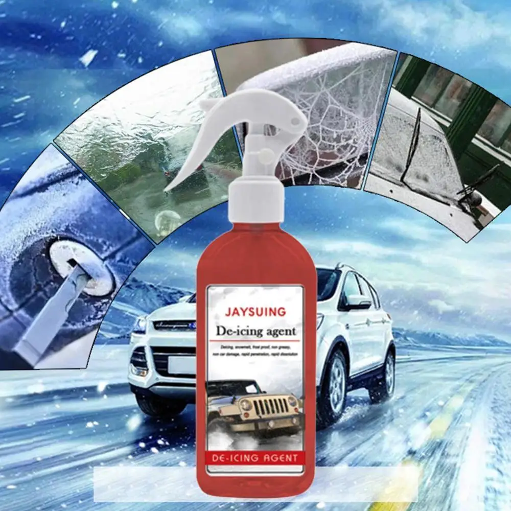 100 мл Deicer De-Icer тает лед снег мороз зима De-icing агент авто окна тает растворить лед снег мороз на контакт