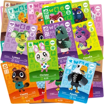 

Funny joy Series 1 (281 to 320) compatible Amiibo Game Card Series Animal Crossing Card Suitable for NS Villager Cames