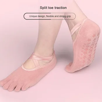 

Women Elastic Ballet Socks Girls 1 Pair Soft Indoor Dance With Grips Socks Non Slip #734