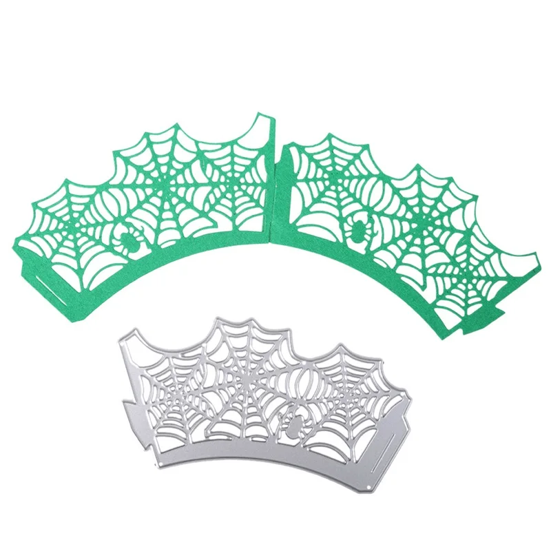 Металлические Вырубные штампы Spider Web необычная рамка винтажные кружевные
