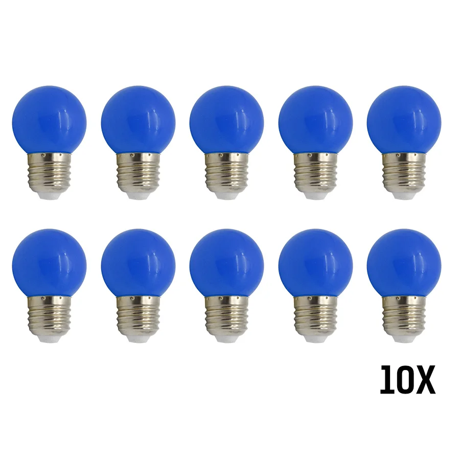 

10pcs 220V SMD 2835 Energy Saving Lamp Festival Decorative Lighting Led lamp For Chrismas Wedding LED Colorful Bulb E27