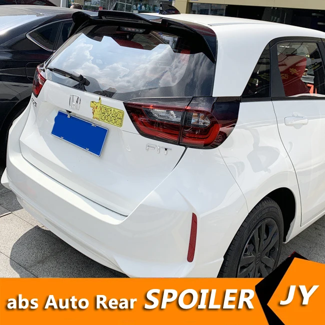 For Fit Spoiler 20212022 Honda Jazz Yck Sp Spoiler Abs Plastic Material Car Rear Wing Color