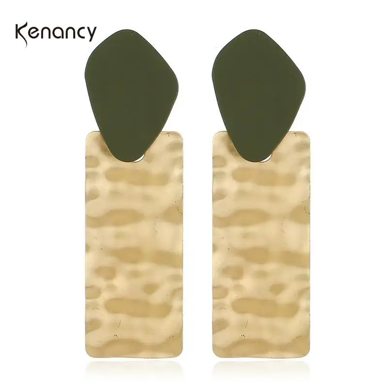 Висячие серьги из акриловой смолы для женщин геометрические большие круглые в