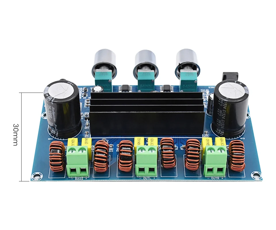AIYIMA Bluetooth 5,0 TPA3116D2 цифровой усилитель мощности аудио Плата 50Wx2+ 100 Вт 2,1 усилитель звука сабвуфер AUX мини-усилитель