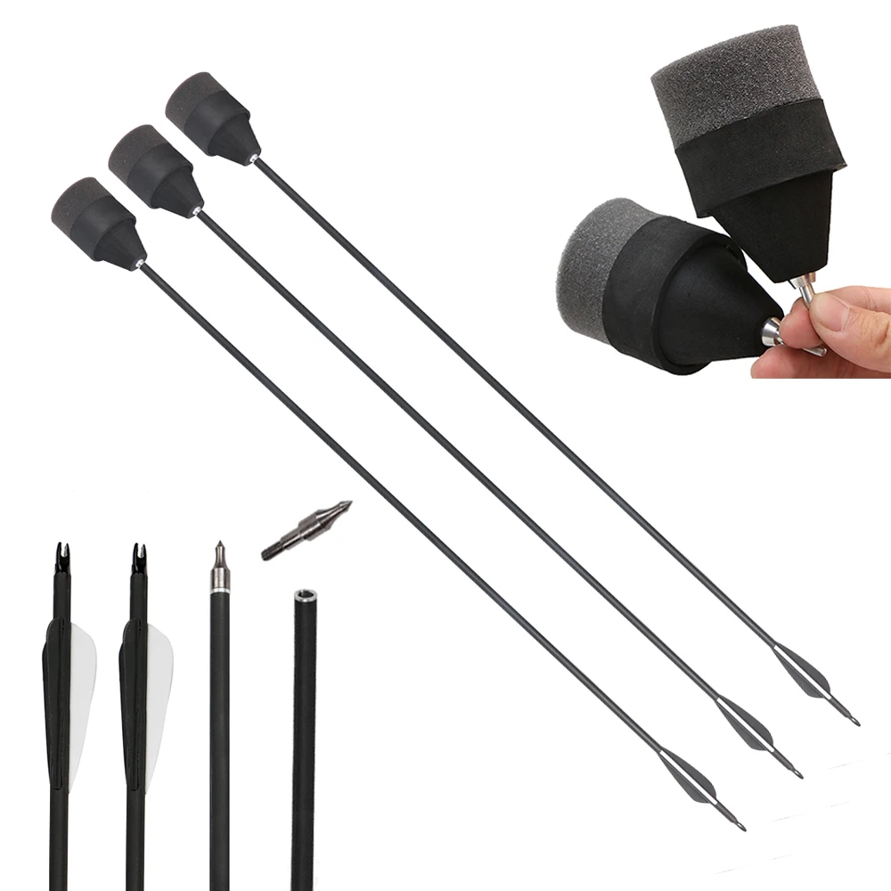 Archery Equipment Sporting Goods 10X Foam Tip Arrows Set For Archery Combat Tag Arrow Heads