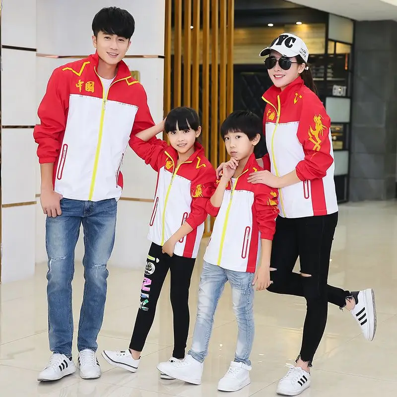 

2018 Spring And Autumn Middle School Students School Uniform COUPLE'S Sports Set Men And Women Business Attire Work Clothes Trai