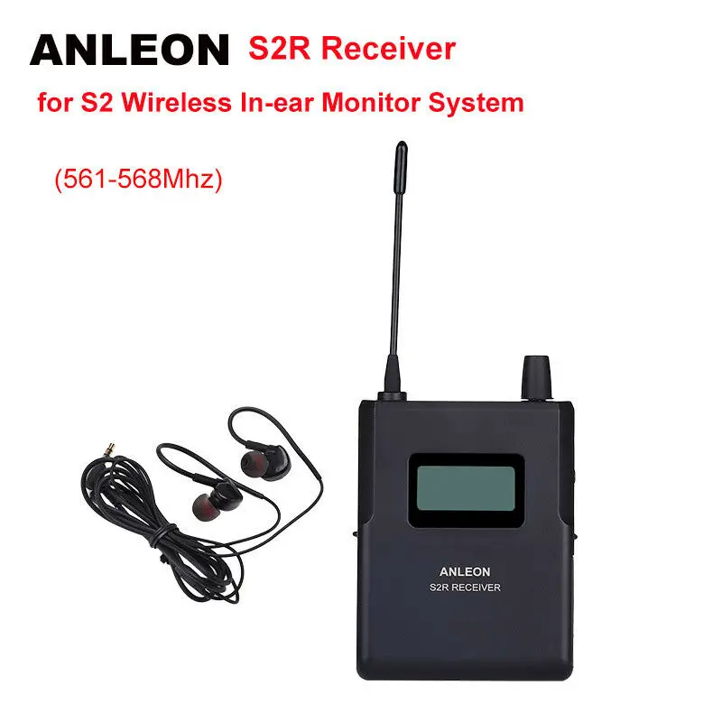 Для ANLEON S2R приемник для стерео-вкладыши беспроводная система мониторинга IEM UHF