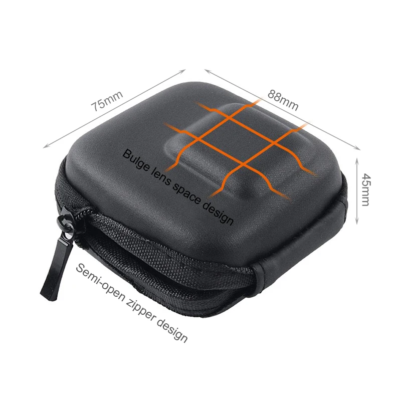 Ручной мини-штатив селфи палка выдвижной монопод с мини EVA чехол сумка для GoPro Hero 8 7 6 5 Yi 4K Sjcam Eken Action Cam