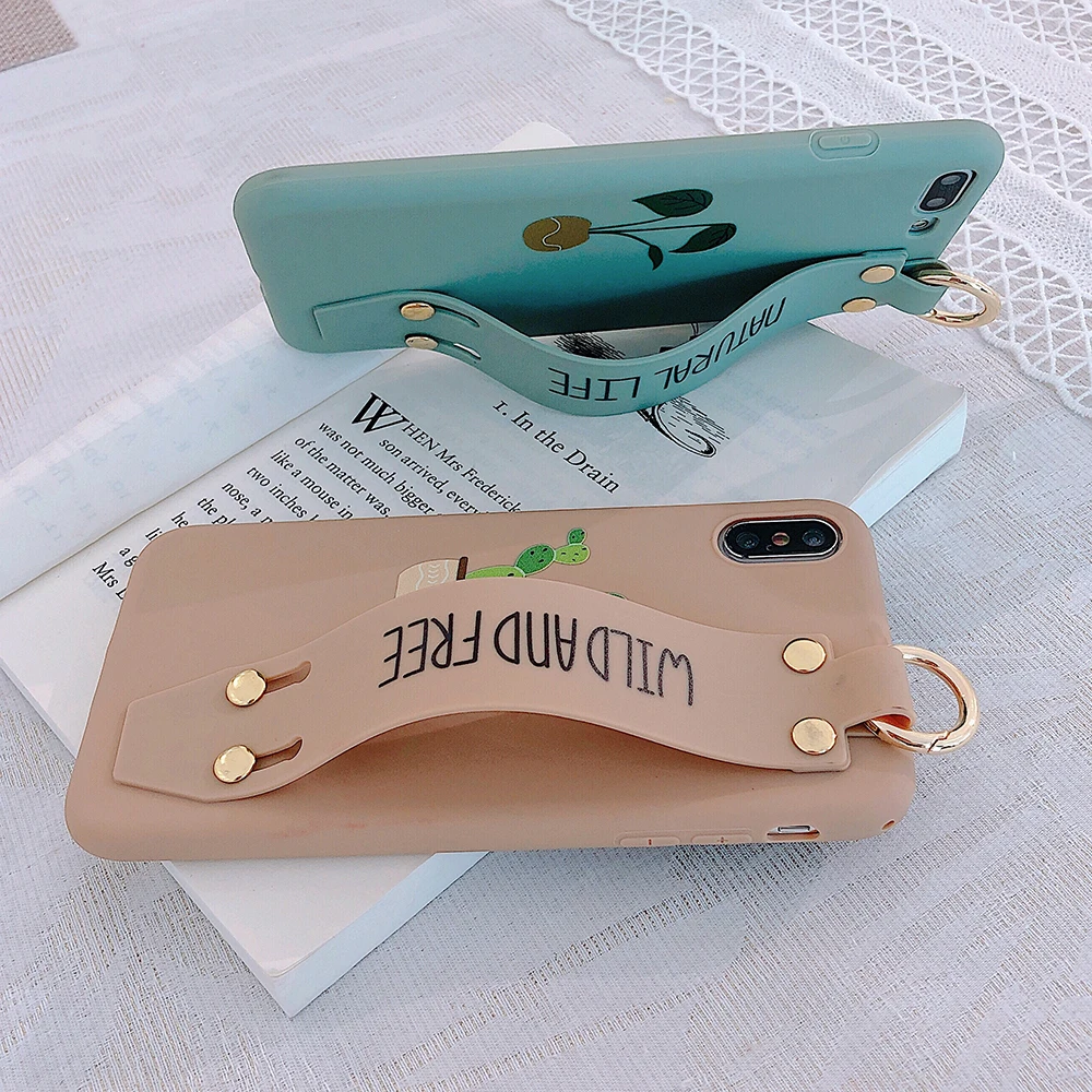 Стильные милые кактус буквы чехол для iphone 12 Pro 11 Max XS MAX XR X 8 7 Plus Soft Shell кронштейн