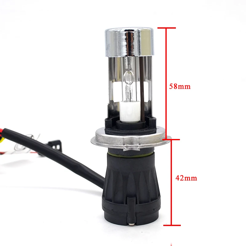 HIDLT 1 Set AC 75W H4 Bixenon HID Replacement Kit H4-3 HiLo Beam Lamp 4300K 5000K 6000K 8000K 24V 75W Xenon HID Ballast Kit (3)