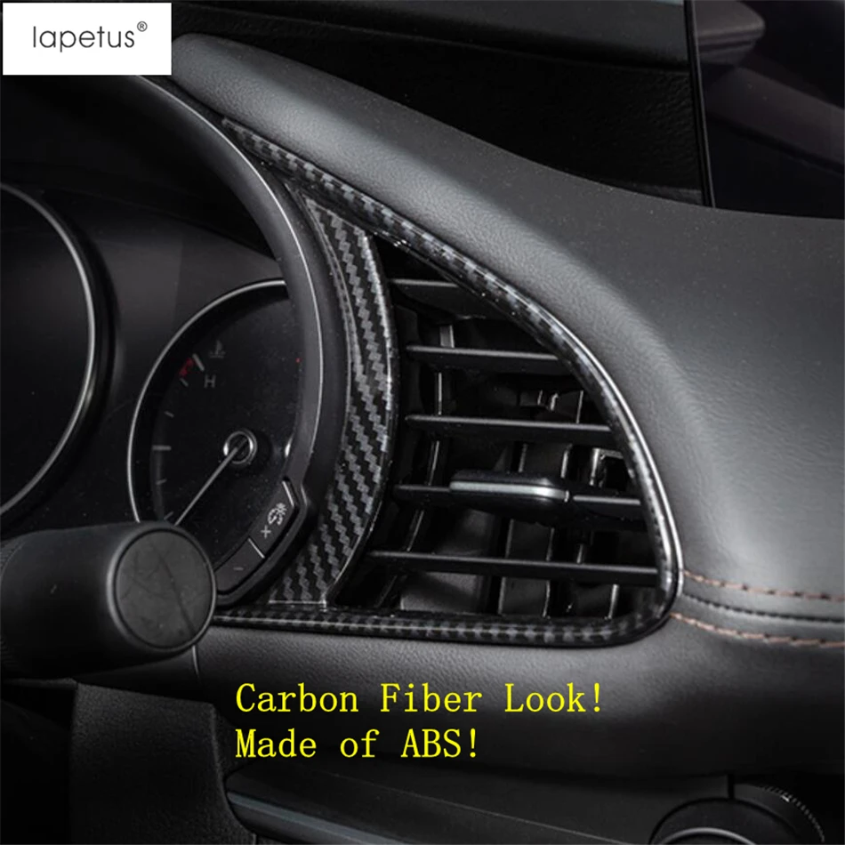 Аксессуары Lapetus, подходят для Mazda 3 ABS передняя панель, верхняя часть кондиционера, вентиляционная рама, Формовочная крышка, отделка