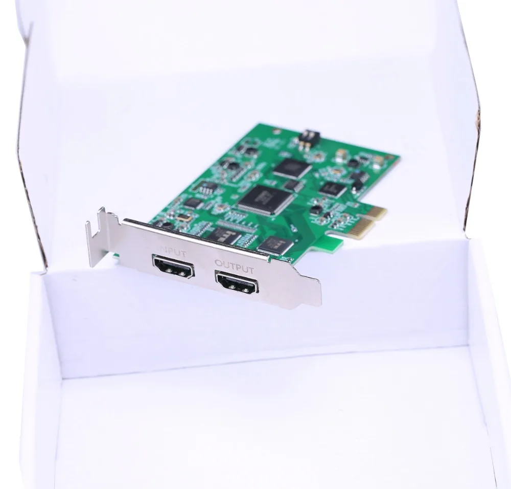 EZCAP PCIE PCI Express HDMI видеозахват запись игр 1080p 60pfs для PS4 OBS Wirecast VMix трансляция в
