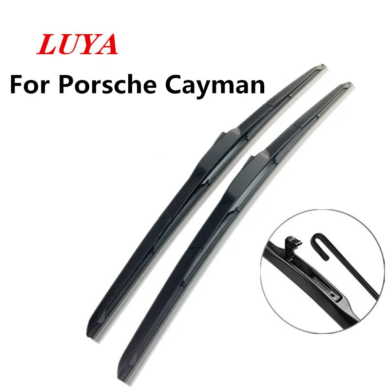 LUYA wiper Blade Car windshield wiper For Porsche Cayman Fit Hook Arms