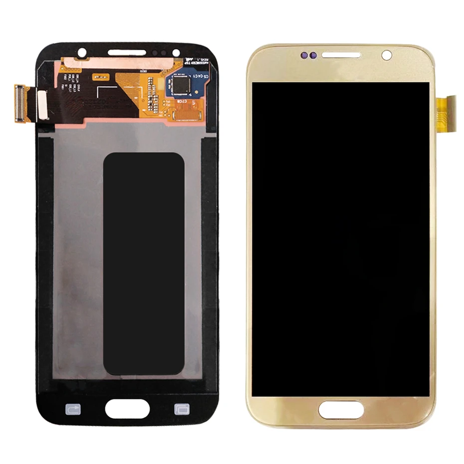 Супер Amoled ЖК-дисплей для Samsung Galaxy S6 G920 SM-G920F G920F G920FD сенсорный экран дигитайзер сборка