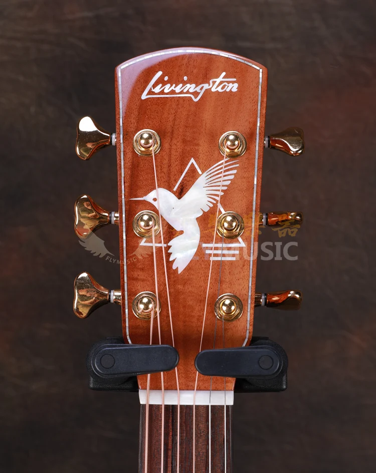 LivingSton D-270S 41 дюймов, однотонное платье с длинными рукавами и деревянная акустическая Гитары, акустической гитары