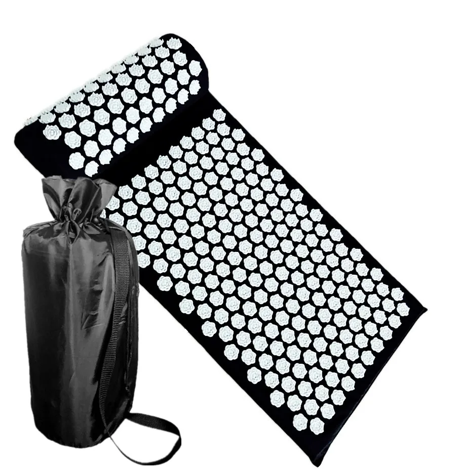 

Massager Lotus Spike Cushion Acupuncture Sets Relieve Stress Back Pain Acupressure Mat Pillow Massage Mat Massage and Relaxation