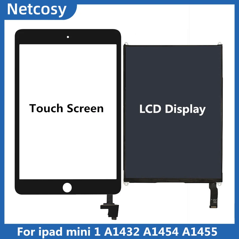 Для Ipad mini 1 A1432 A1454 A1455 сенсорный экран дигитайзер панель + ЖК дисплей Ремонт для ipad