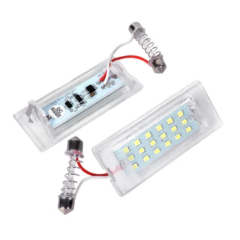 

2X For BMW X5 E53 1999 2000 2001 2002 2003 2004 2005 2006 X3 E83 2003 2007 2008 - 2010 LED Car License Plate Lights Accessories