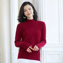 *#Best Price Women Cashmere Wool Sweaters Pure Colour Woolen Knitted Pullovers Female Half Collar Warm Soft Knit Top Winter Autumn Knitwear *#Best Price Women Cashmere Wool Sweaters Pure Colour Woolen Knitted Pullovers Female Half Collar Warm Soft Knit Top Winter Autumn Knitwear