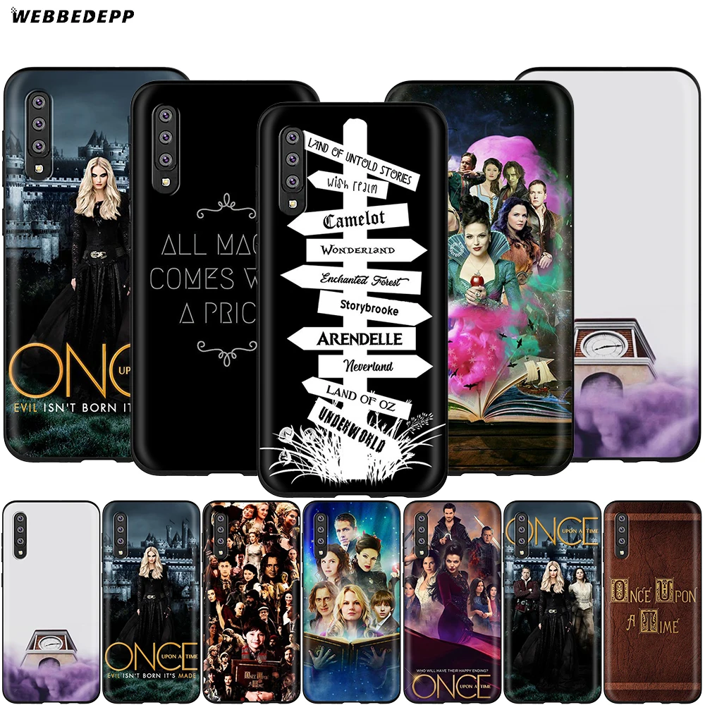Webbedepp чехол Once Upon A Time OUAT для Samsung Galaxy A2 J4 J6 J7 Duo J8 Core Prime 2018 A20E A70S|Бамперы| |