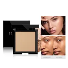 STAGENIUS полупрозрачная компактная прессованная пудра контроль масла лица Контурная палитра финишная пудра установка Красота Макияж инструмент
