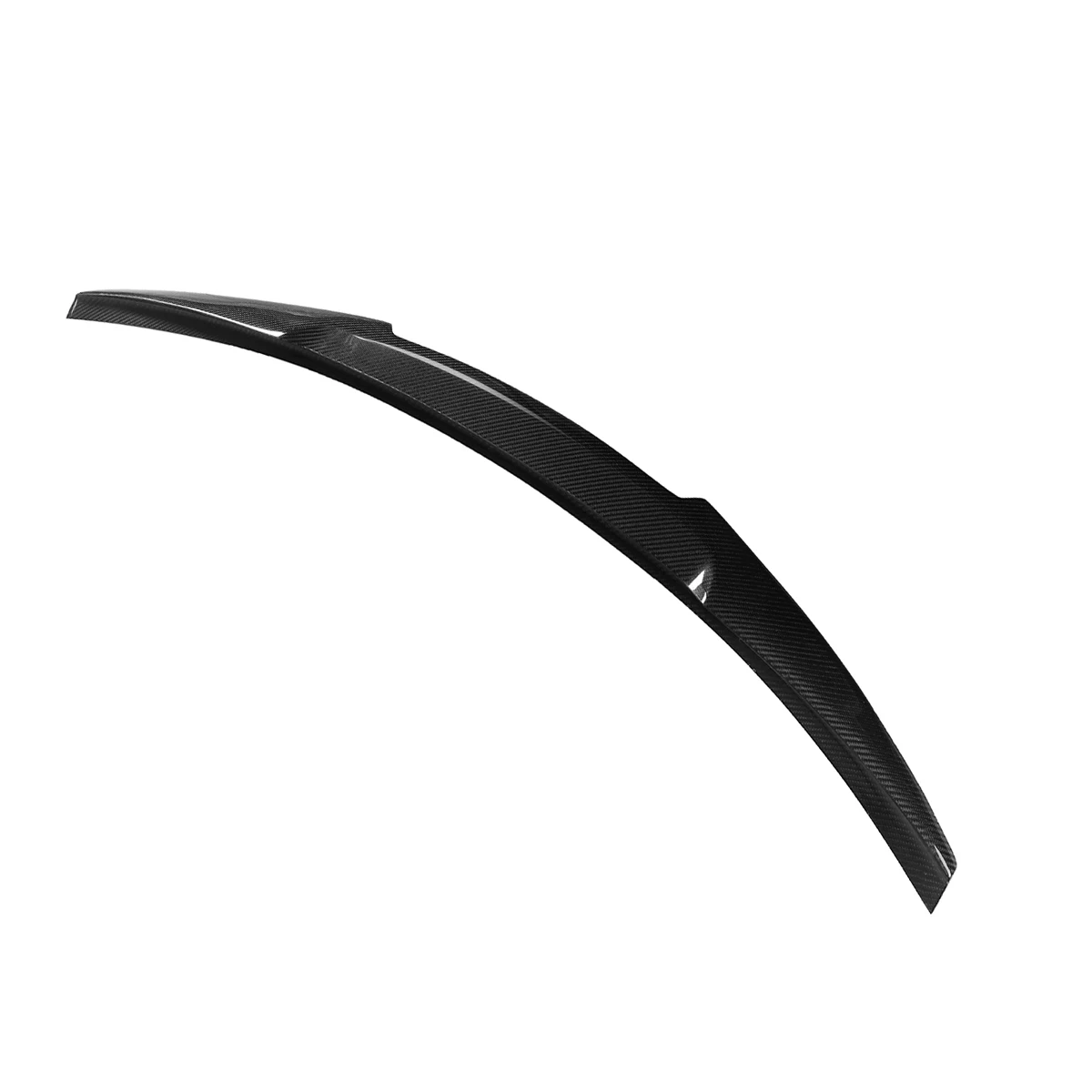 

New M4 Style Real Carbon Fiber Car Rear Trunk Boot Lip Spoiler Wing Lip Big For Audi A4 B8.5 Sedan 4dr Type D 2013-2016
