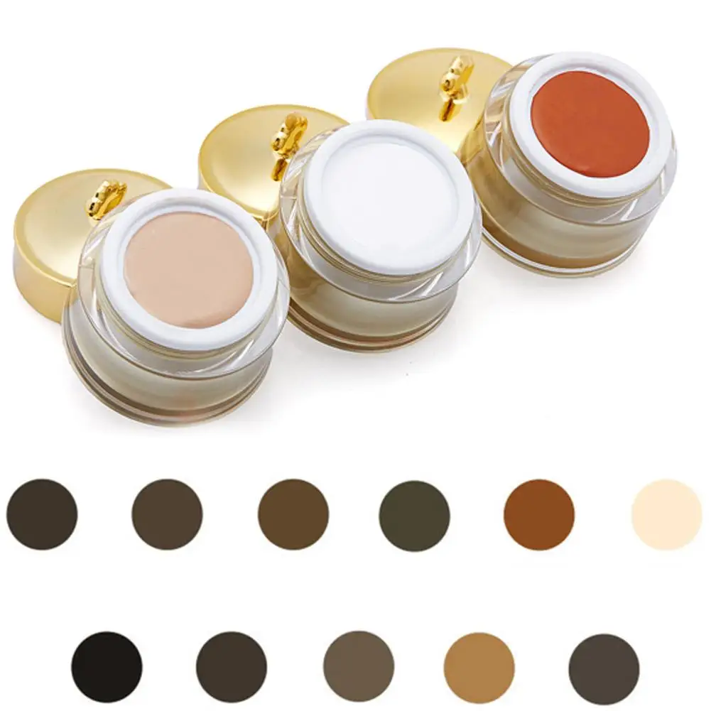 Полуперманентная подводка для бровей, пигмент для татуировки, гель-краска, крем, пигмент для татуировки, Высококачественный чистый растительный тату, крем для бровей