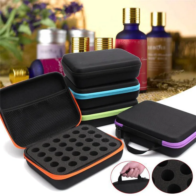 

Essential Oil Case 30 Bottle 5ML 10ML 15ML Perfume Oil Essential Oil Box Travel Portable Carrying Holder Nail Polish Storage Bag