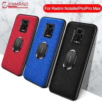 

Shockproof Capa for Redmi Note 9S Case for Xiaomi Redmi Note 9S 9 Pro Max 8T 8 7 K30 Magnetic Car Holder Ring Cloth Back Case