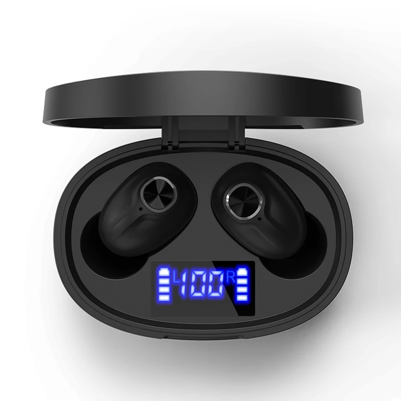 T15 TWS Bluetooth Earphone LED Display Earphone 8D Stereo Music Noise Canceling Earbuds Headsets for iPhone Xiaomi