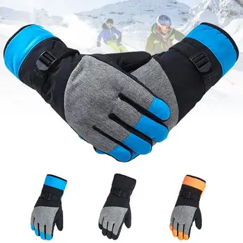 

Ski Gloves Warm Gloves Touch Screen Motorcycle Snowboarding Waterproof Riding Glove Bicycle Skiing Non Slip Winter