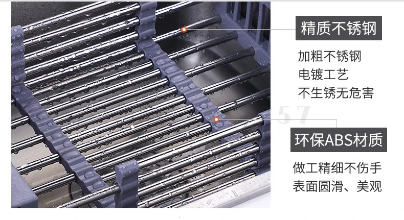 Kitchen Racks Without Holes Stainless Steel Sink Telescopic Basket Dish Dishes Bowl Chopsticks Drain Rack kitchen organizer