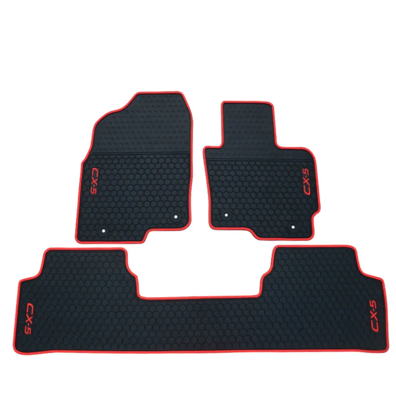 Custom No Odor Carpets Waterproof Rubber Car Floor Mats for Right Hand