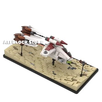

Space Wars Escape Speeder Chase Micro Diy MOC Building Blocks Compatible Wars Space Toys For Children Kids Christmas