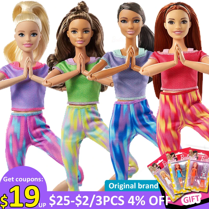 Original Barbie Joints Move YOGA Dolls 12 Inch Bjd 1/4 Body Barbie Baby Dolls Girls Toys for Kids Girl Brinquedos Toys Juguetes