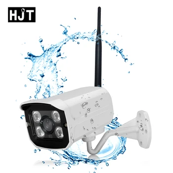 

HJT WIFI IP Camera Full-HD 1080P 2.0MP mini wifi Network P2P CCTV Surveillance IR Night Vision Outdoor Indoor with bracket