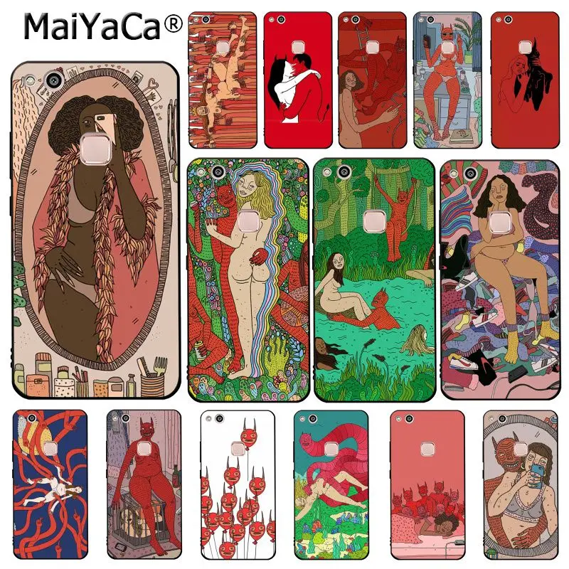 

MaiYaCa polly nor painting art Phone Case for Huawei Y5 II Y6 II Y5 Y6 Y7Prime Y9 2018 2019