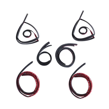 

Sealants Soundproof Strip Easy Install Flexible Door Seal Kit Adhesive Tool Car Noise Reduction Dust Resistant For Model S X