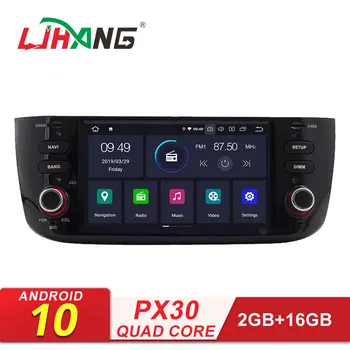 

LJHANG 1 DIN Android 10 Car Multimedia Player For Fiat Abarth Punto EVO Linea 2012-2015 WIFI GPS Navi Car Radio Stereo Video RDS