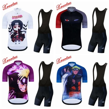 

Personalized stylish cycling suit 2020 Xvertex Naruto anime character unisex cycling jersey can customize other bicycle clothes
