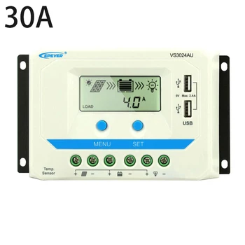 

EPEVER PWM Solar Charge Controller 10A 20A 30A 45A Detection 12V / 24V VSXXXXAU Solar Charge Controller