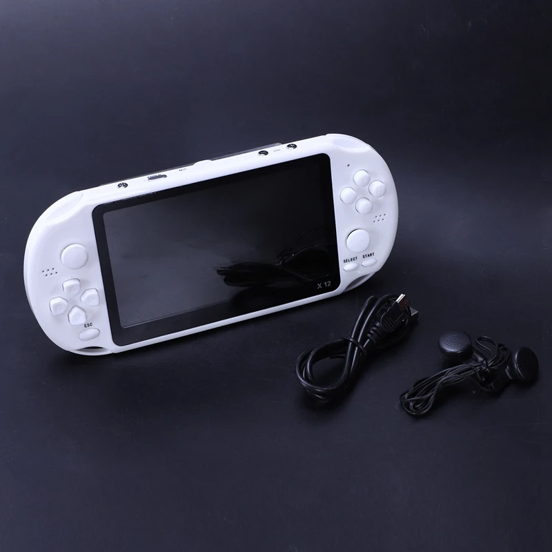 Top X12 5.1 Inch Handheld Game Video Player Game Consoles 8G with Double Rocker Support TF Card