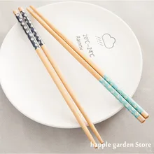 Palillos chinos clásicos de madera reutilizables calientes tradicional bambú natural artesanal palitos para sushi herramientas de cocina
