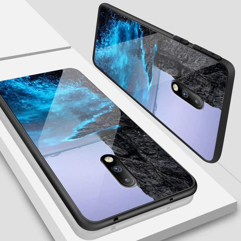H116 Роскошный чехол для OnePlus 3 3T 5 5T 6 6T 7 7 Pro закаленное стекло для Samsung Galaxy S8 S9 S10 Plus противоударный чехол - Цвет: H116