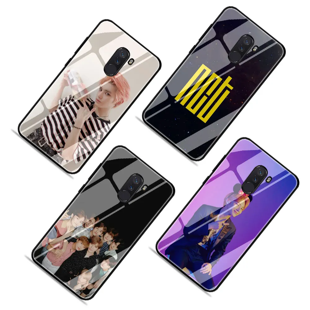 EWAU NCT 127 Kpop мальчик группа закаленное стекло чехол для телефона Xiaomi mi 8 9 Красный mi 4X 6A Note 5 6 7 Pro Pocophone F1