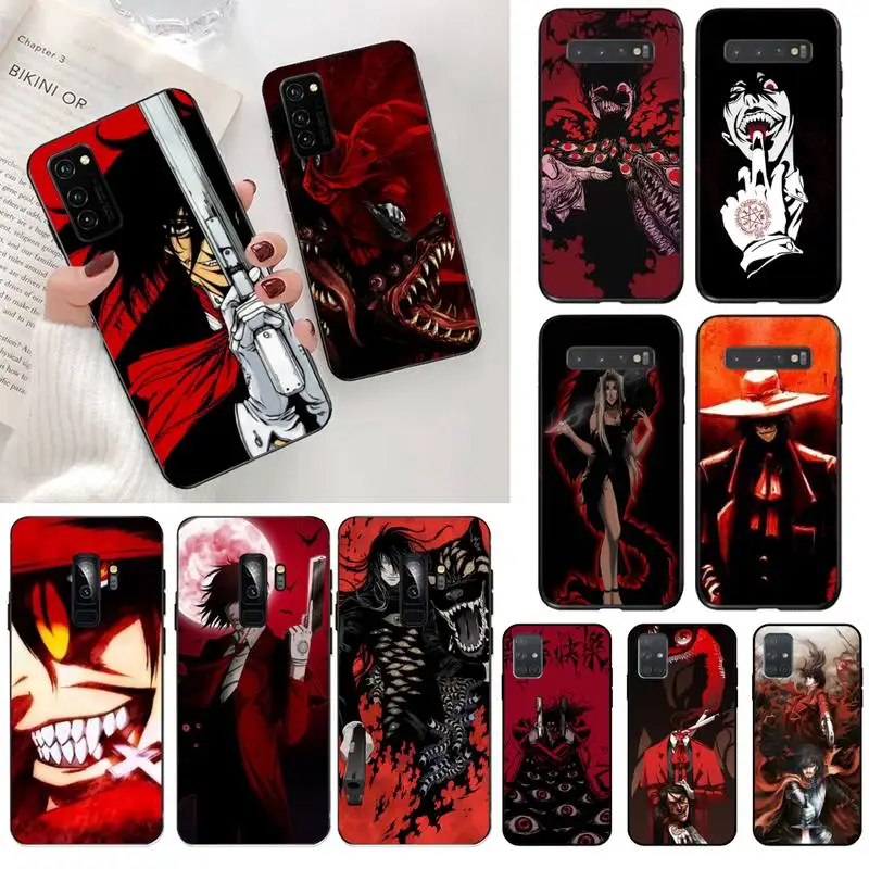 Мягкий резиновый чехол для телефона с аниме Hellsing Alucard Fan Для Samsung S20 plus Ultra S6 S7 edge S8 S9