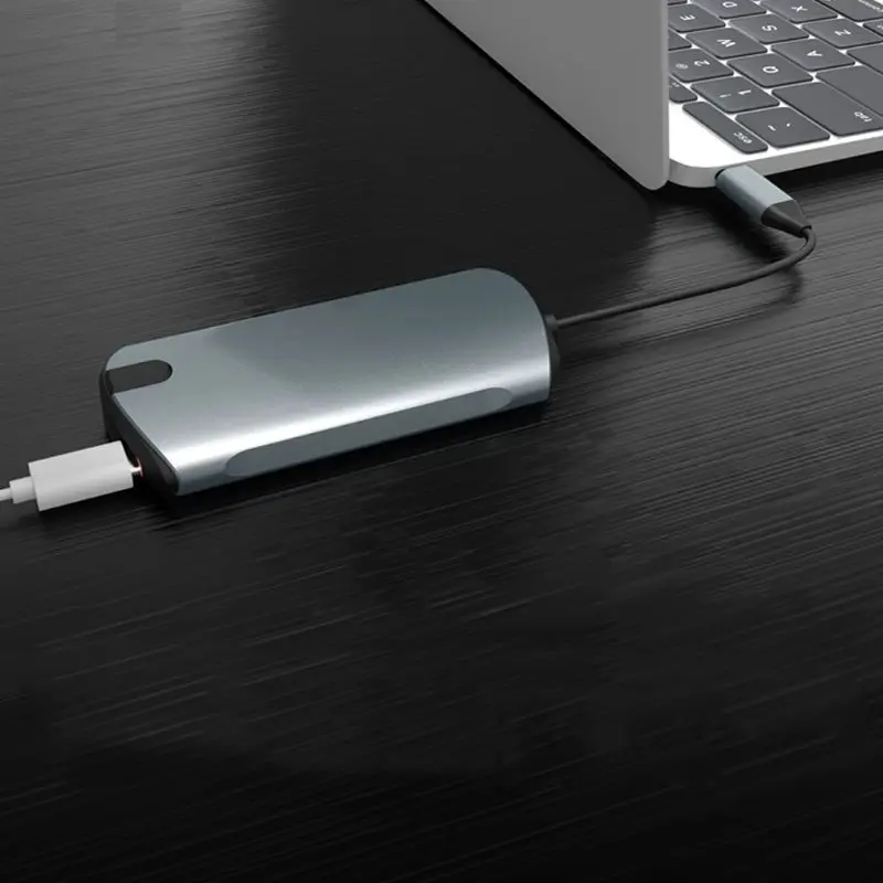

5-in-1 USB HUB 3 0 Type C Adapter 4 Ports USB 3.0 Splitter for Notebook PC Hub